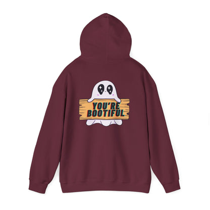 You're Bootiful Ghost Hoodie — Cute Halloween Pullover for Kids & Adults