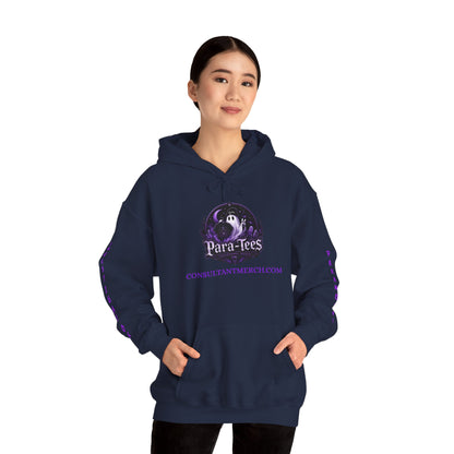Paranormal Hoodie - "Para-Tees" Ouija Board New Board Who Dis? Ghost Investigators Pullover