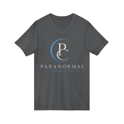 Paranormal Consultant V-Neck Tee — 'Paranormal Consultant' Logo Shirt