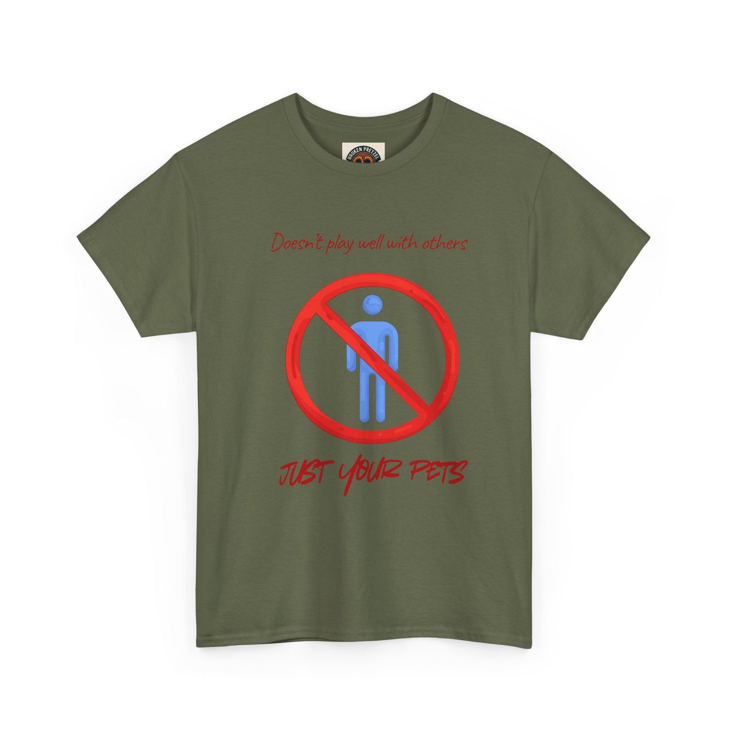 T‑Shirt — "Don’t forget your pets!" No People Icon Graphic Tee