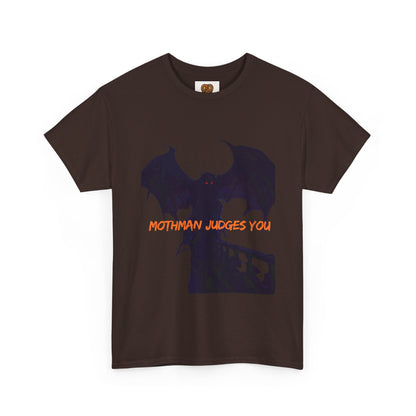 Mothman Judges You T‑Shirt — Cryptid Silhouette Graphic Tee