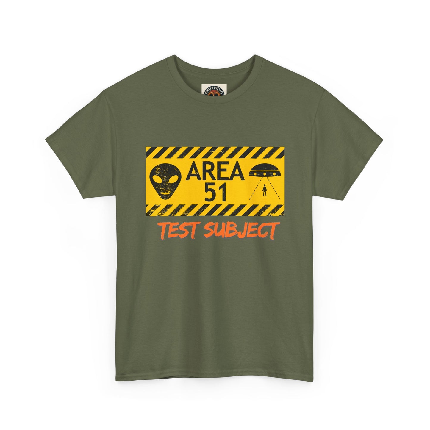 Area 51 Test Subject T-Shirt — Alien Warning Graphic Tee