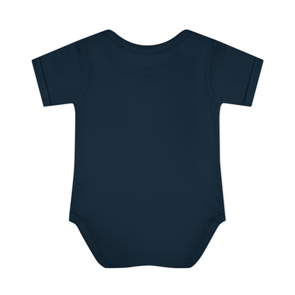 Infant Bodysuit - "Spooky & Cute" Halloween Baby Onesie (Orange)