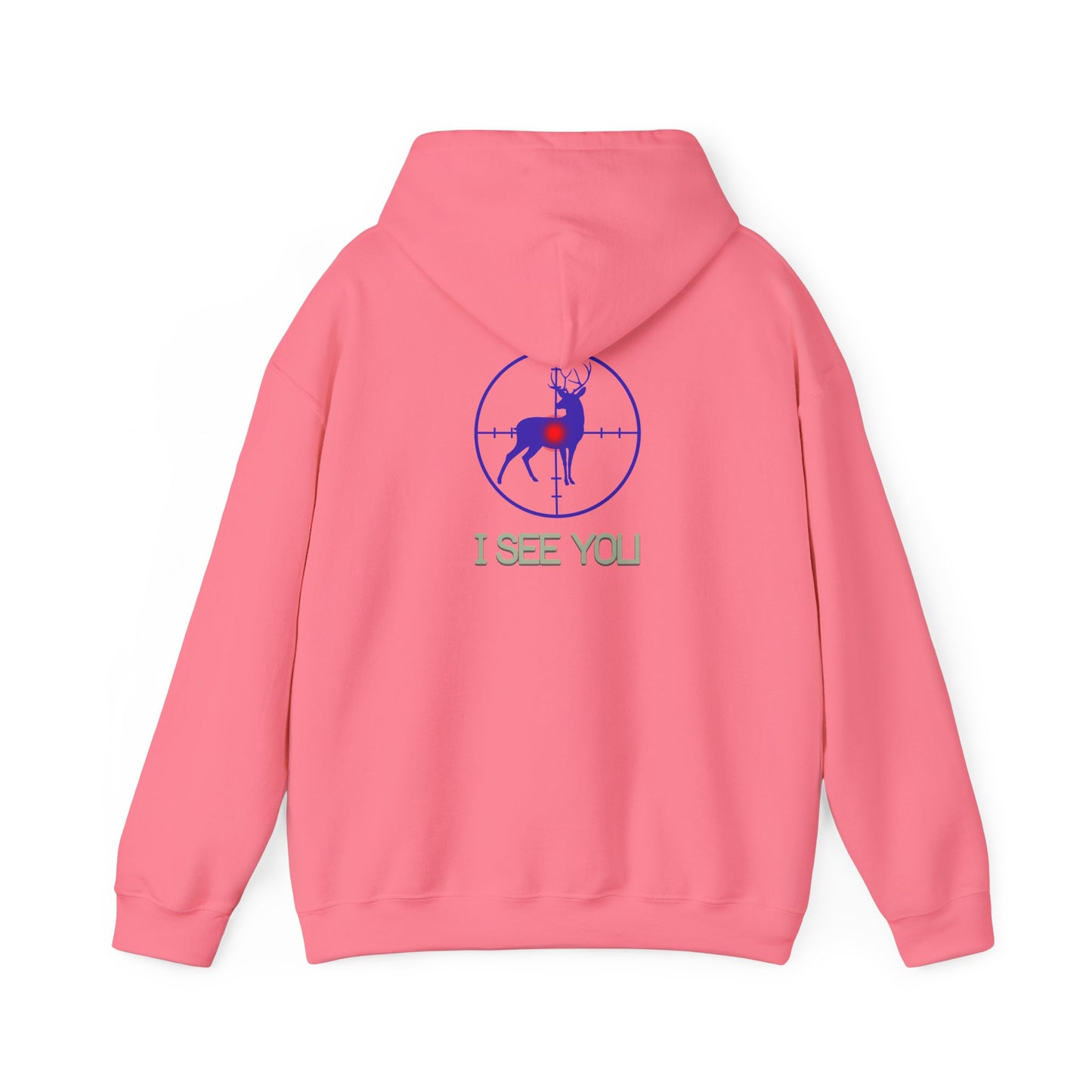 I See You Buck Deer Hoodie – Hunting Target Graphic Sweatshirt