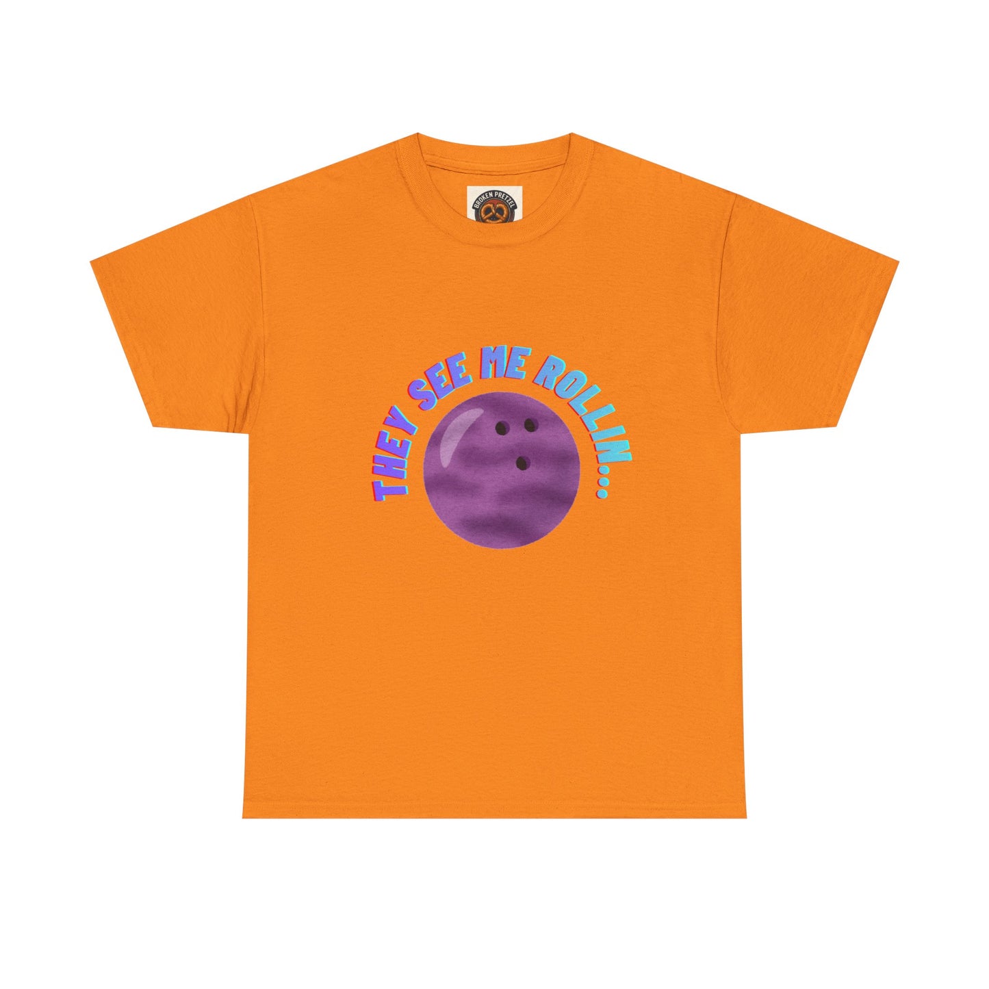 They See Me Rollin' Bowling Tee — "They Laughin" Back Graphic
