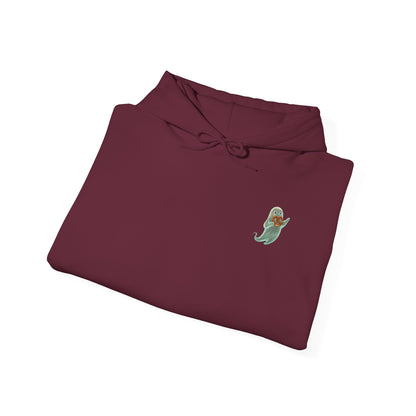 Alien UFO Abduction Hoodie — Colorful Retro Spaceship Graphic