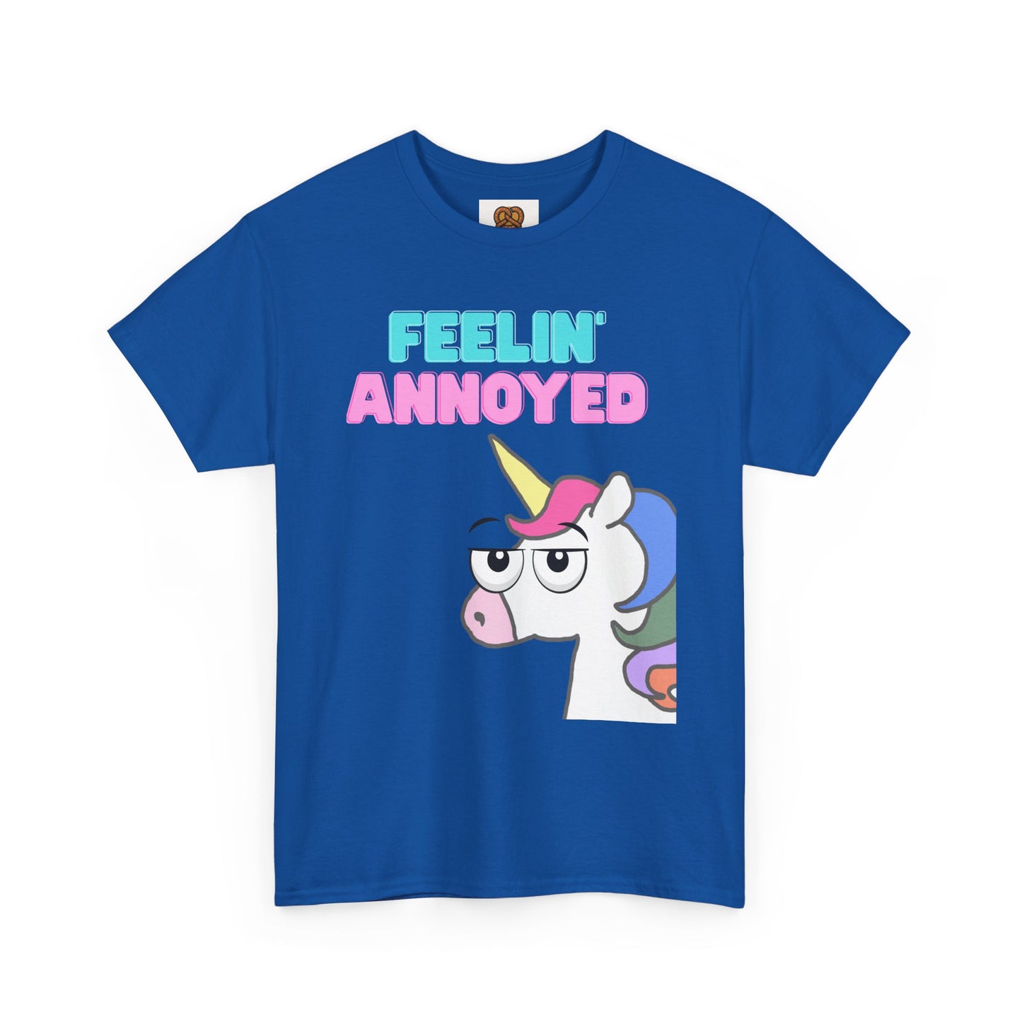 Feelin' Annoyed Unicorn T-Shirt — Funny Cute Graphic Tee for Sarcastic Gifts