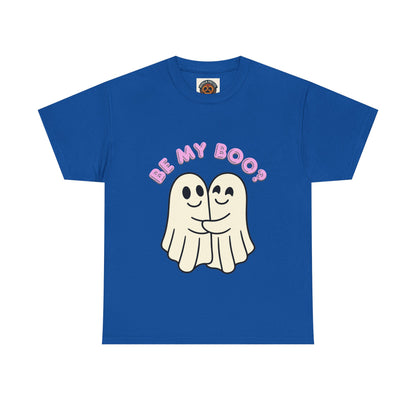 Be My Boo? Ghost Couple Tee — Cute Halloween Couples T‑Shirt