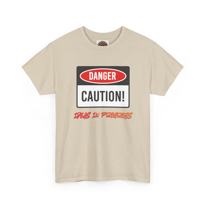 Caution! Danger 'Work In Progress' Graphic Tee
