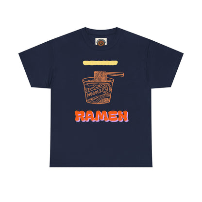Ramen Cup Graphic Tee – Retro Noodle Illustration Casual T-Shirt