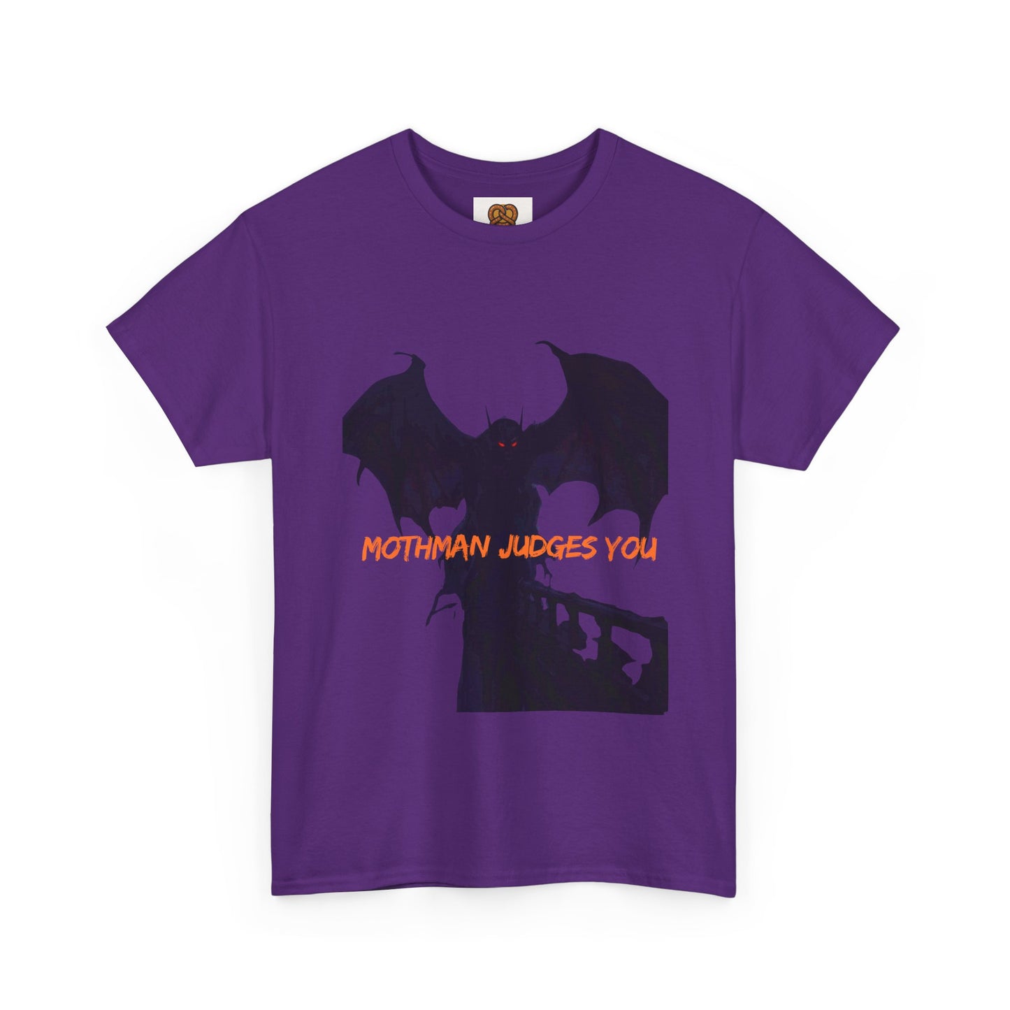 Mothman Judges You T‑Shirt — Cryptid Silhouette Graphic Tee