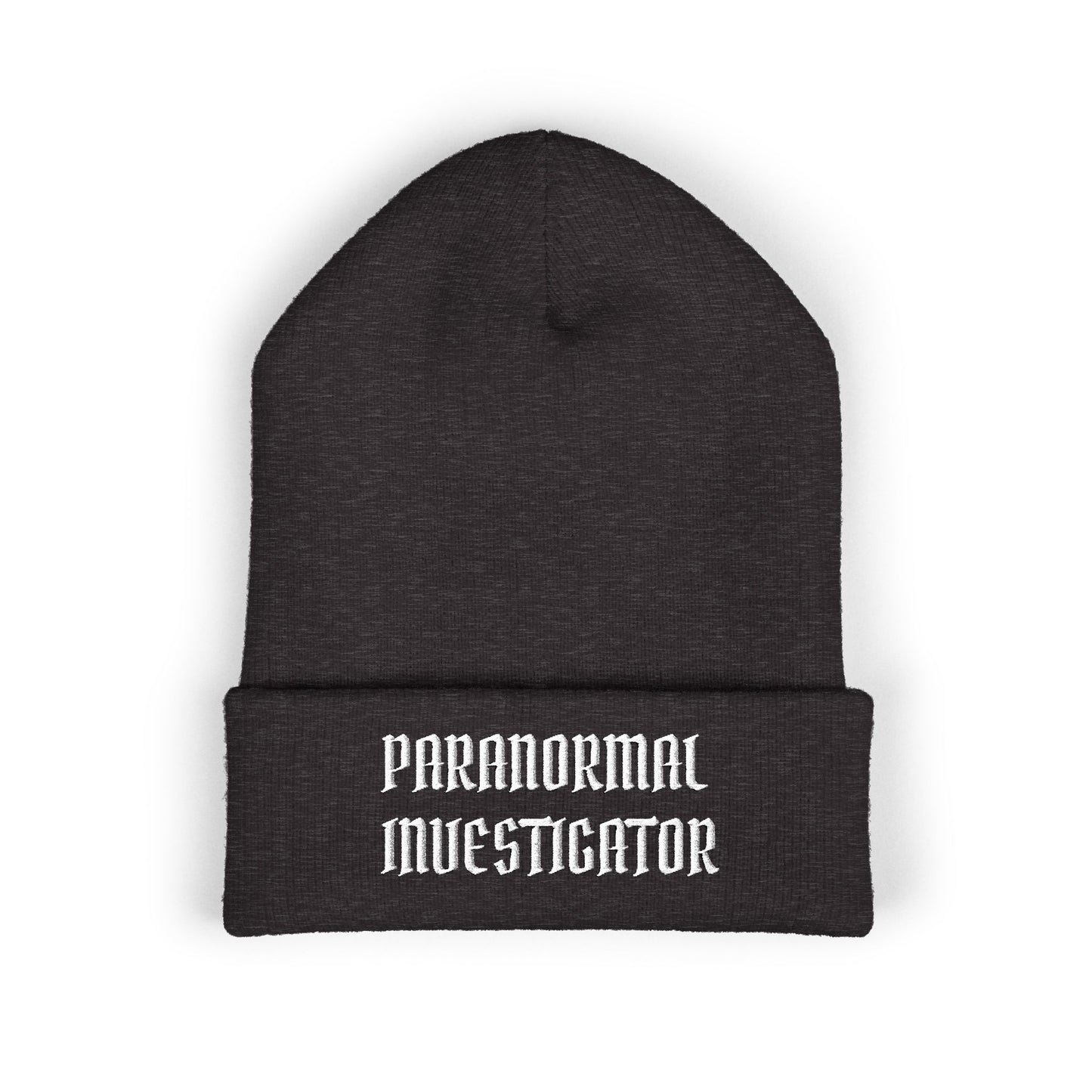 Paranormal Investigator Embroidered Beanie