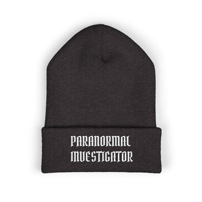 Paranormal Investigator Embroidered Beanie