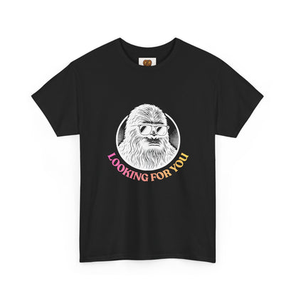 Looking For You Sasquatch T-Shirt — Retro Bigfoot Graphic Tee
