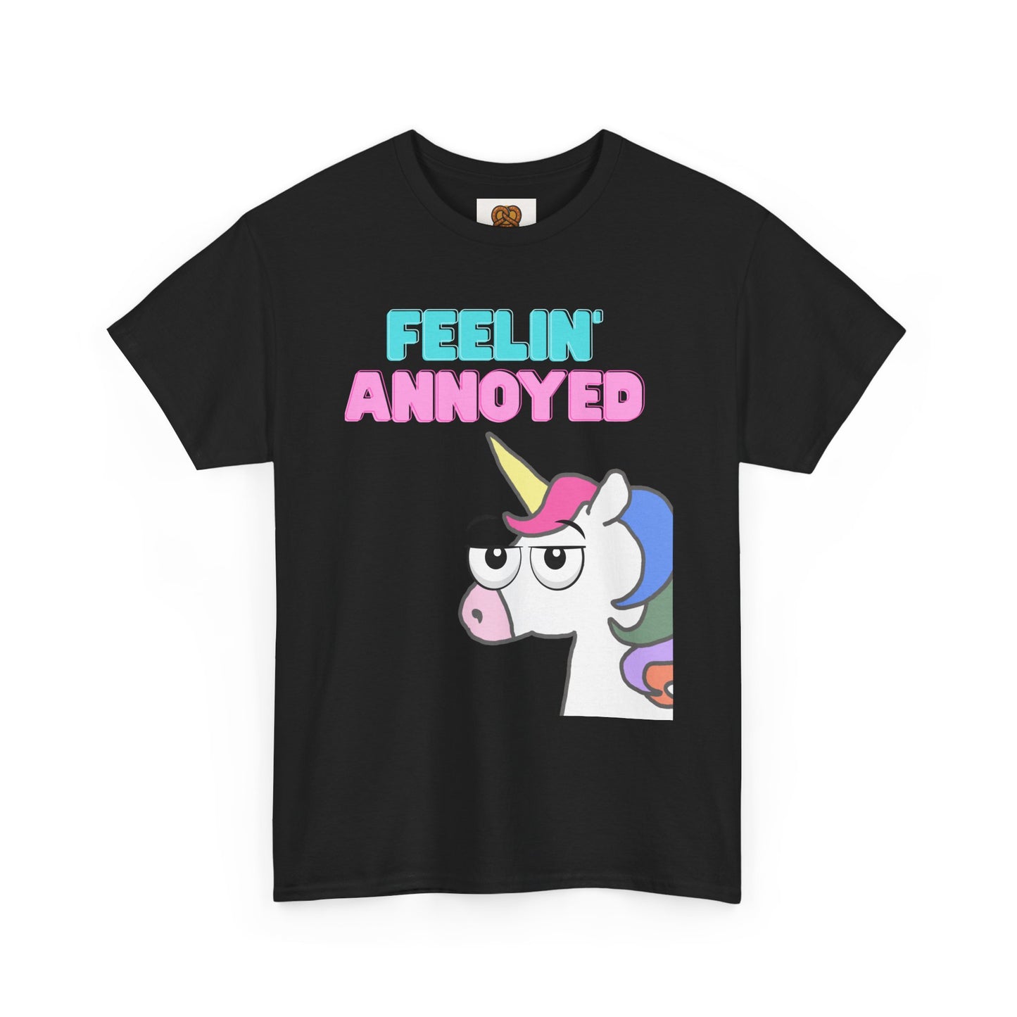 Feelin' Annoyed Unicorn T-Shirt — Funny Cute Graphic Tee for Sarcastic Gifts