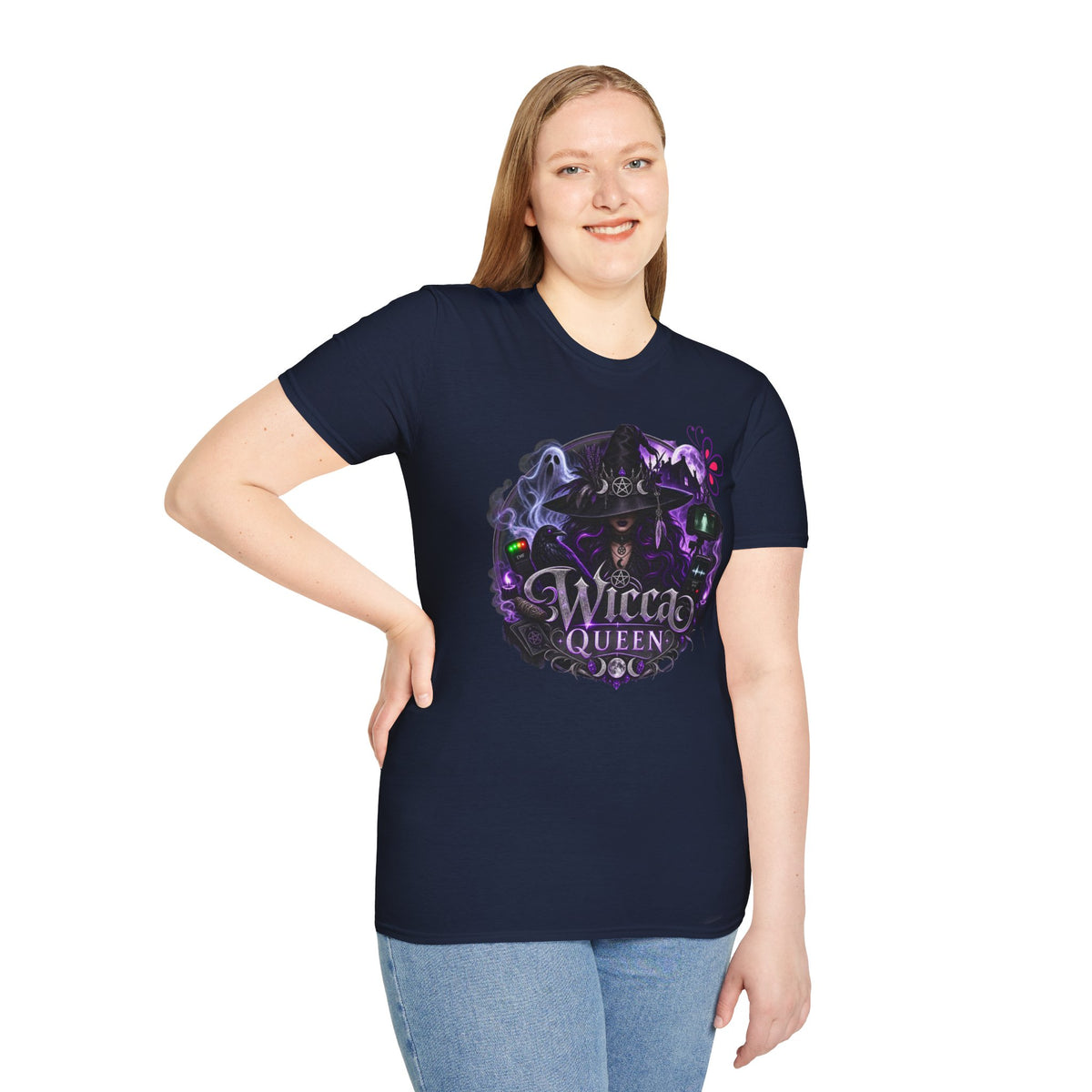 Wiccan Queen T-Shirt — Gothic Witch Graphic Tee