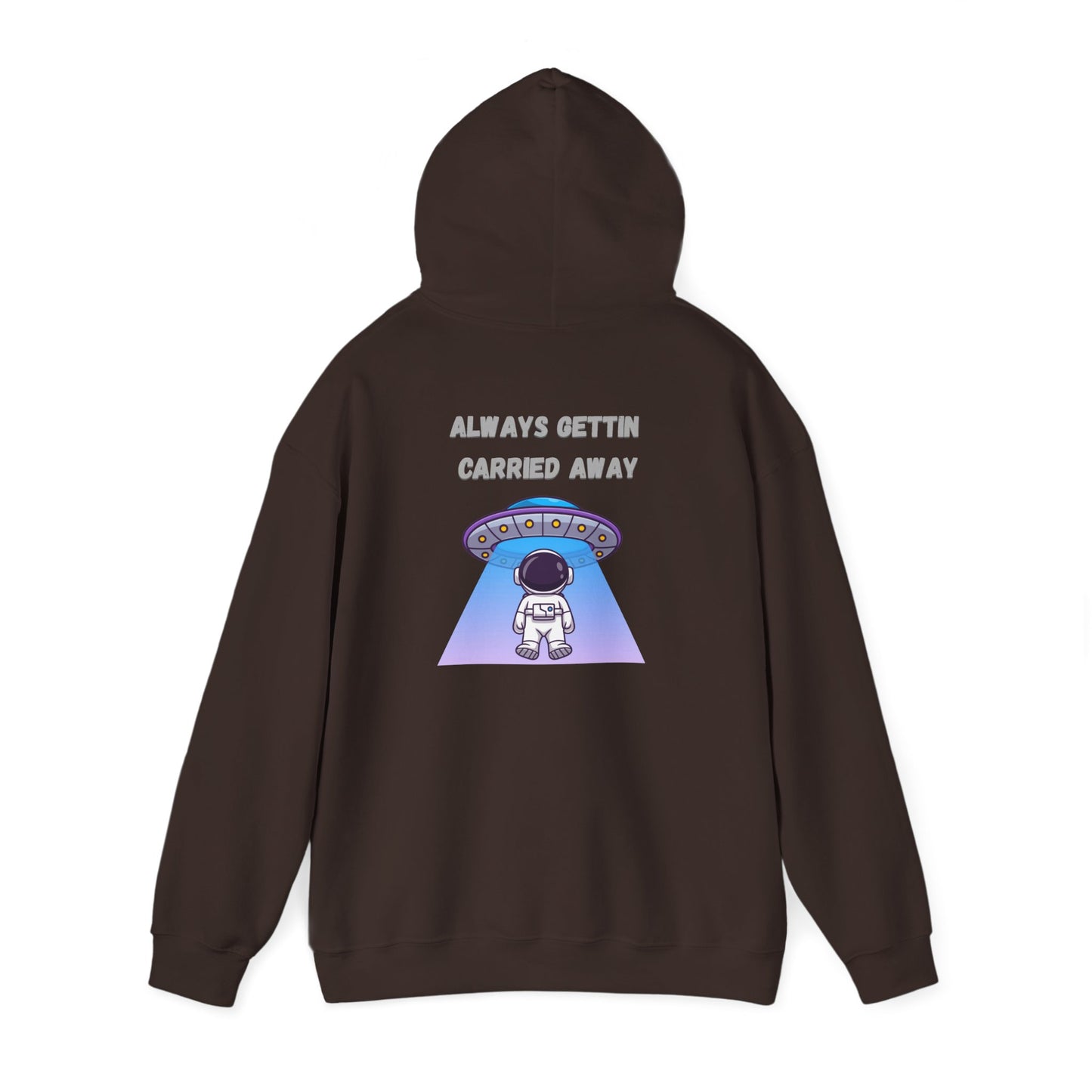 Astronaut UFO Hoodie — "Carried Away" Space Abduction Sweatshirt