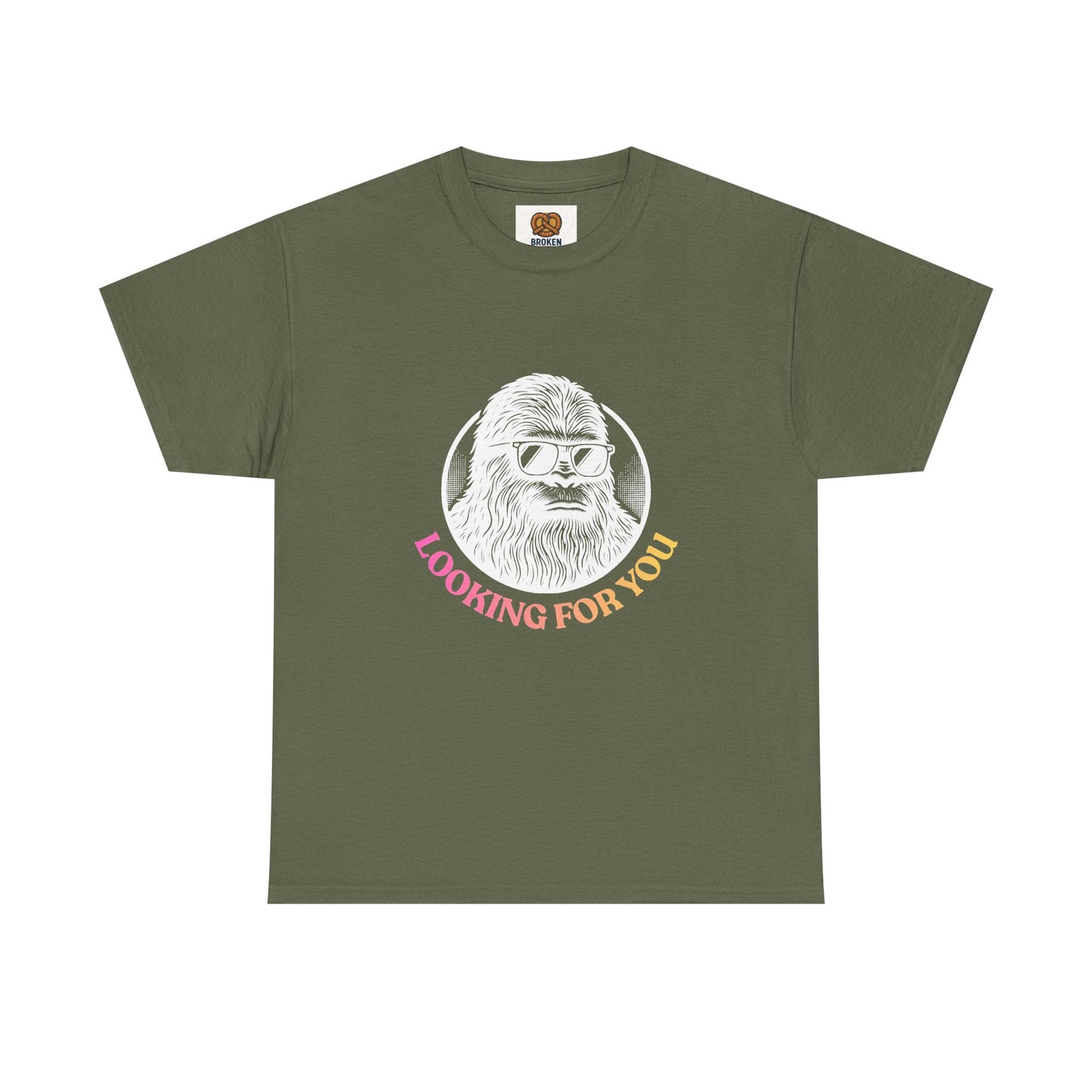 Looking For You Sasquatch T-Shirt — Retro Bigfoot Graphic Tee