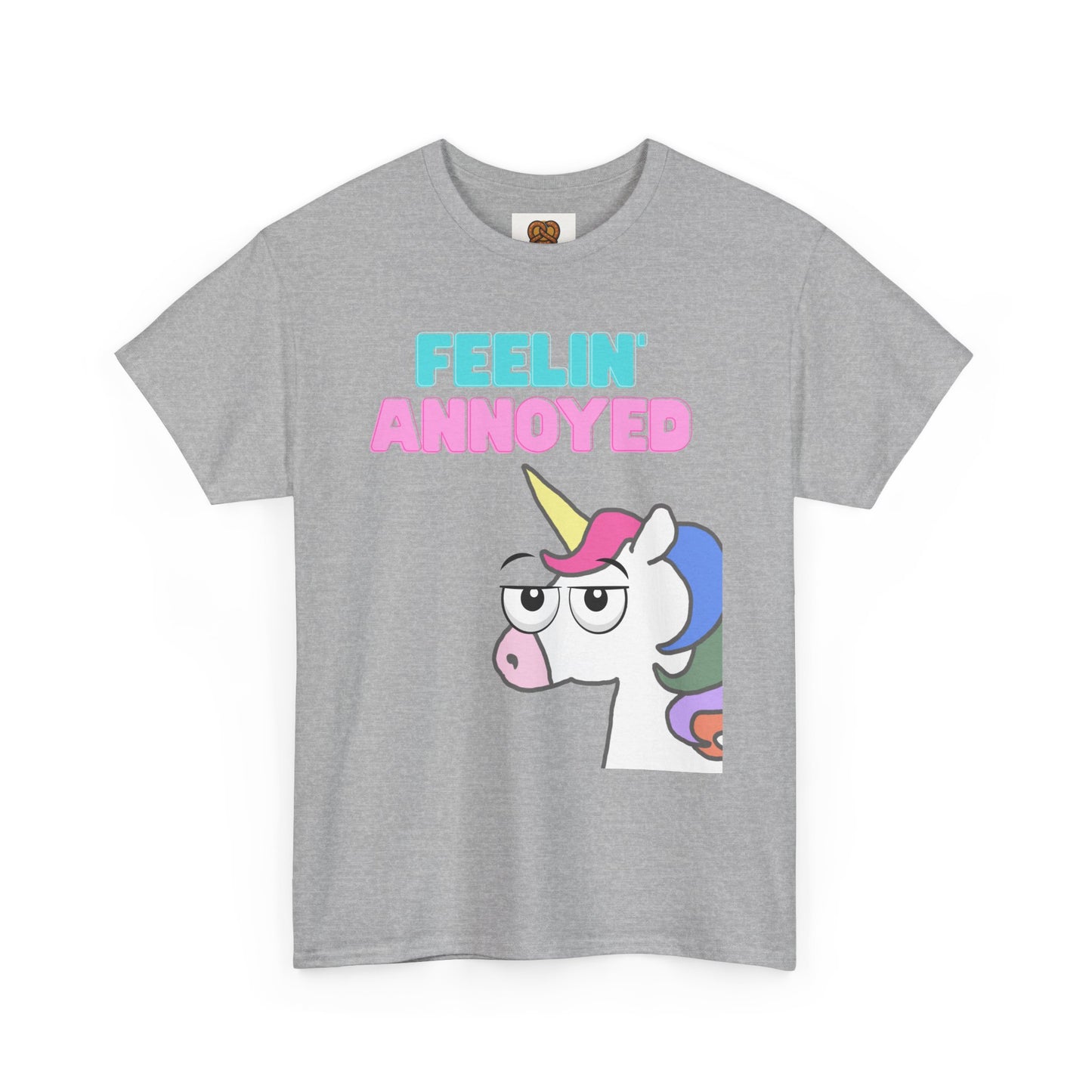 Feelin' Annoyed Unicorn T-Shirt — Funny Cute Graphic Tee for Sarcastic Gifts