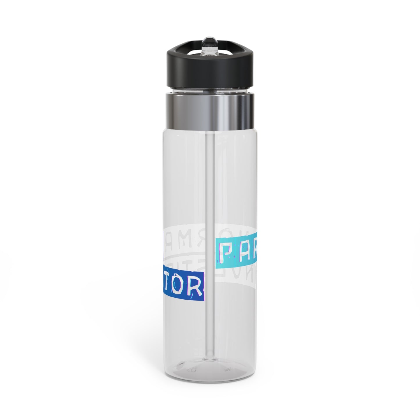 20oz Tritan Sport Bottle — 'Paranormal Investigator' Blue Badge Design