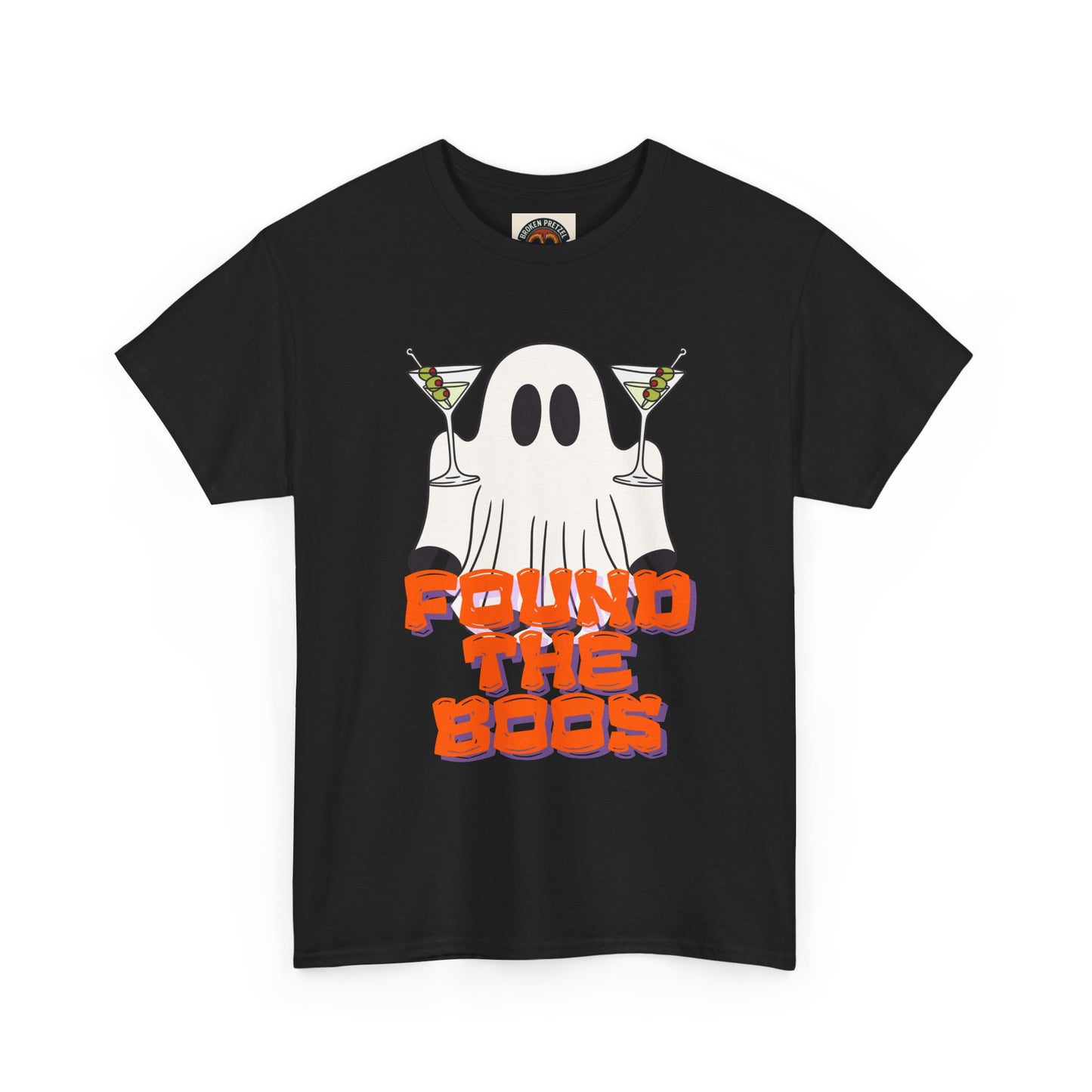 Found the Boos Ghost Tee — Funny Halloween Martini Party T-Shirt