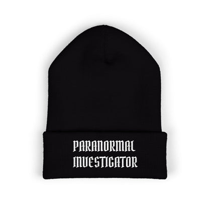 Paranormal Investigator Embroidered Beanie