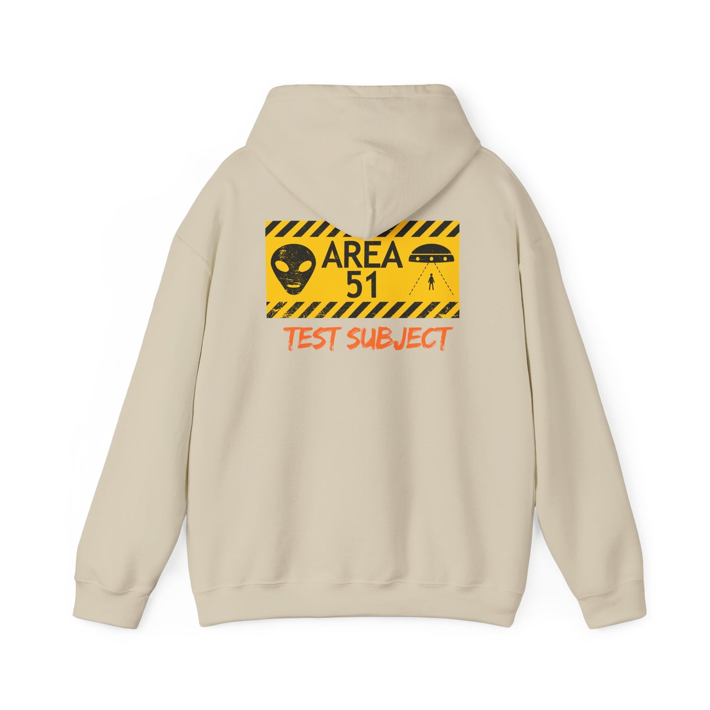 Area 51 Test Subject Hoodie — Alien Graphic Hooded Sweatshirt