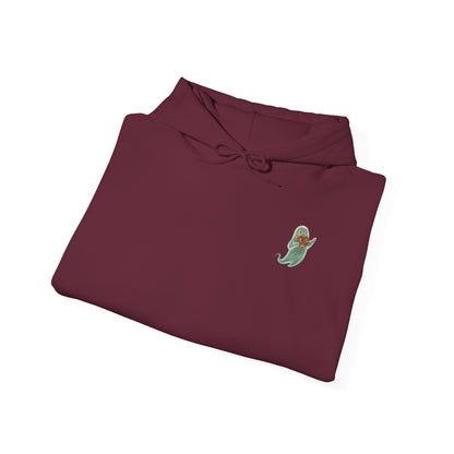 Alien UFO Abduction Hoodie — Colorful Retro Spaceship Graphic