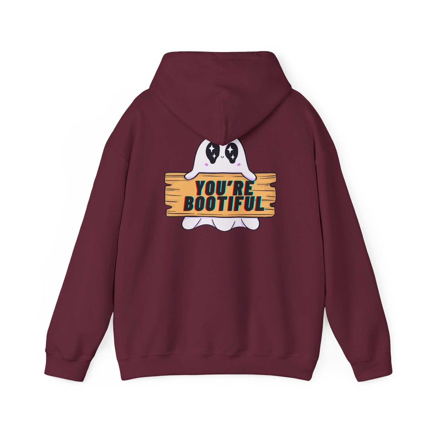 You're Bootiful Ghost Hoodie — Cute Halloween Pullover for Kids & Adults