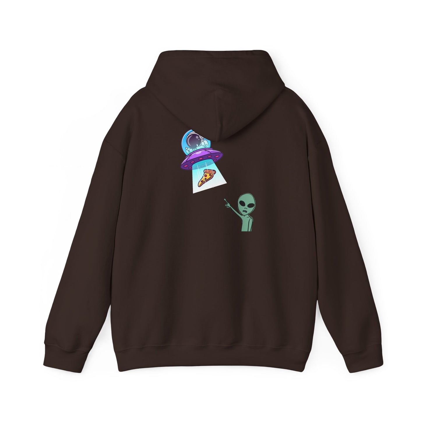 Alien UFO Hoodie — Cute Alien Abduction Graphic Pullover