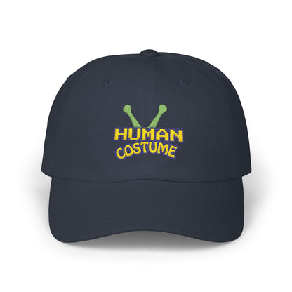 Dad Cap — 'Human Costume' Alien Antenna Embroidered Hat