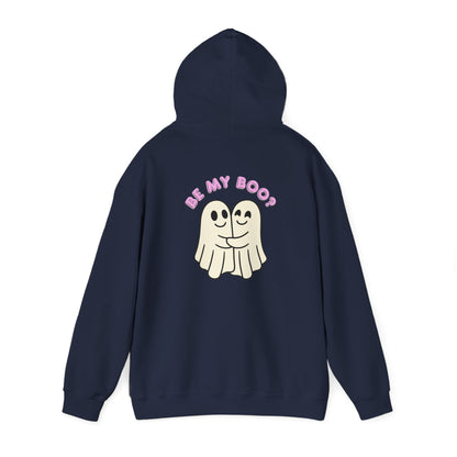 Ghost Hug Hoodie – “Be My Boo?” Cute Couple Halloween Sweatshirt