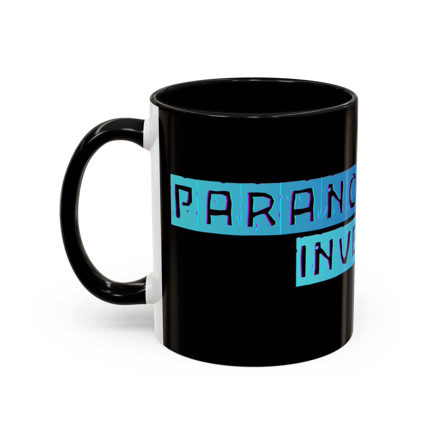 Paranormal Investigator Accent Coffee Mug – Blue Ribbon Design (11/15oz)