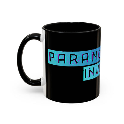 Paranormal Investigator Accent Coffee Mug – Blue Ribbon Design (11/15oz)