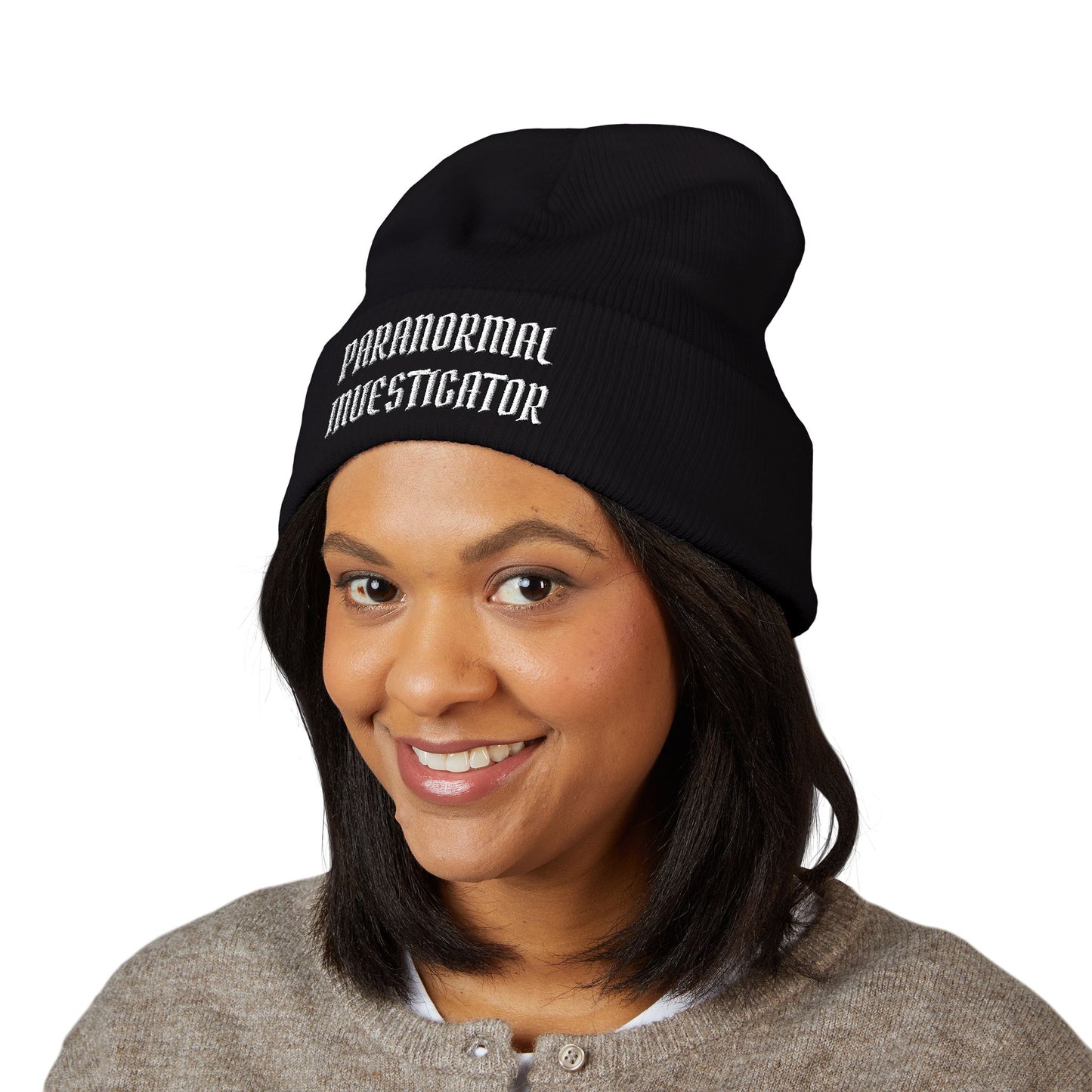 Paranormal Investigator Embroidered Beanie