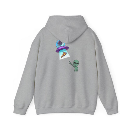 Alien UFO Hoodie — Cute Alien Abduction Graphic Pullover