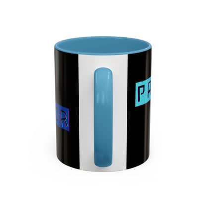 Paranormal Investigator Accent Coffee Mug – Blue Ribbon Design (11/15oz)