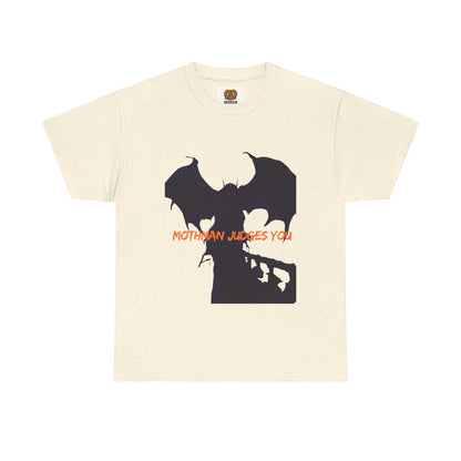 Mothman Judges You T‑Shirt — Cryptid Silhouette Graphic Tee