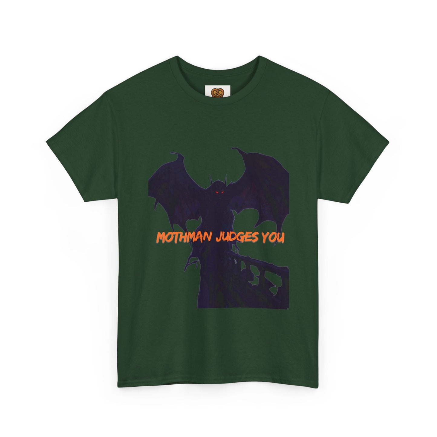 Mothman Judges You T‑Shirt — Cryptid Silhouette Graphic Tee