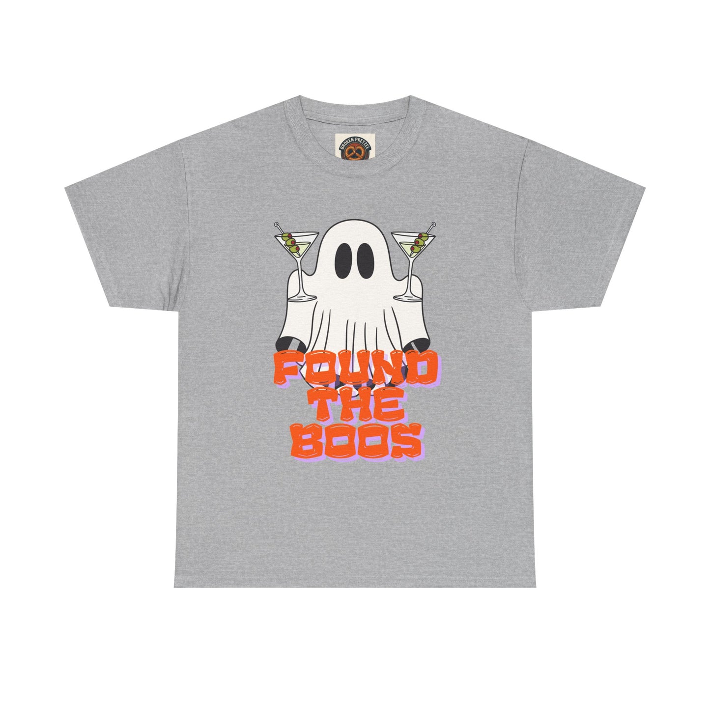 Found the Boos Ghost Tee — Funny Halloween Martini Party T-Shirt