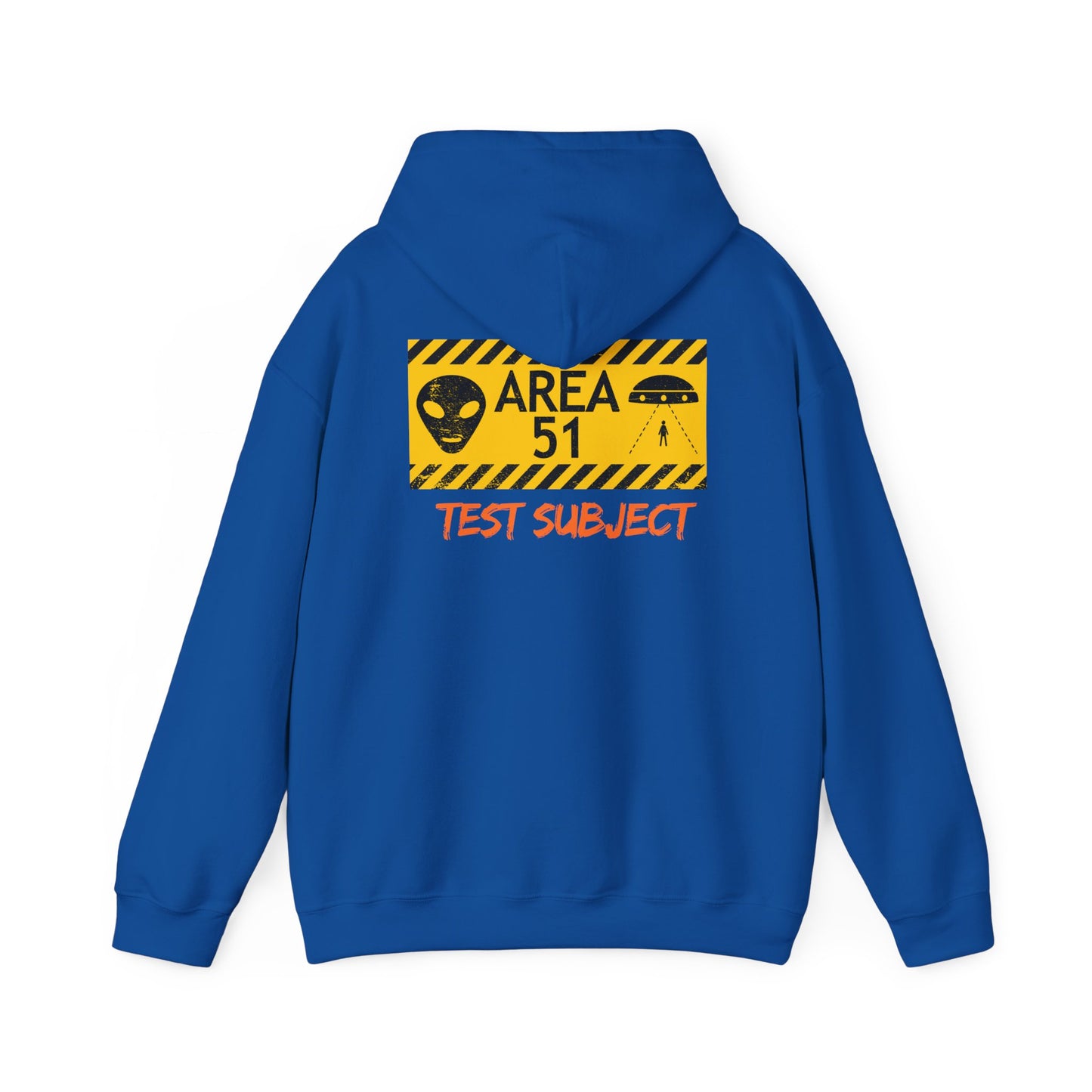 Area 51 Test Subject Hoodie — Alien Graphic Hooded Sweatshirt