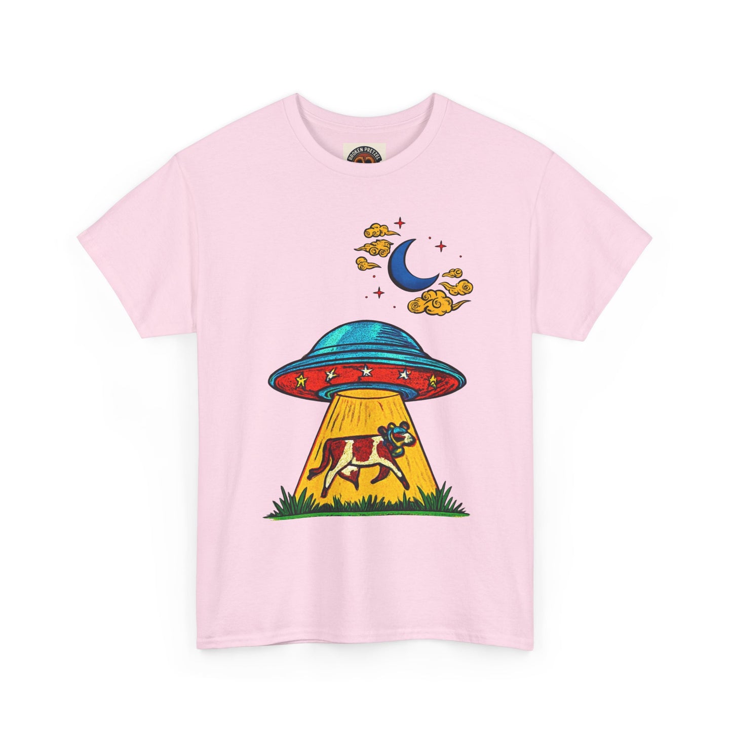 Alien UFO Cow Abduction T-Shirt