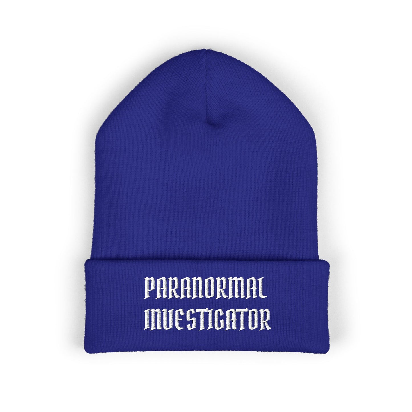 Paranormal Investigator Embroidered Beanie