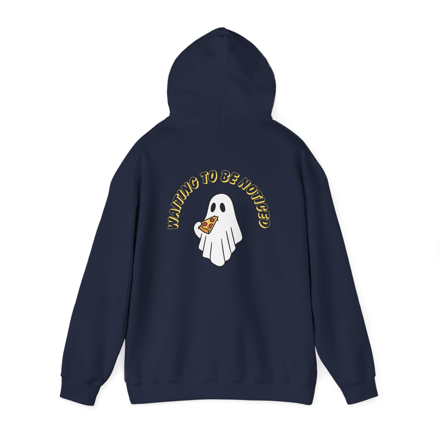 Ghost Eating Pizza Hoodie — Walking Is Overrated Graphic Sweatshirt