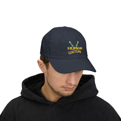 Dad Cap — 'Human Costume' Alien Antenna Embroidered Hat