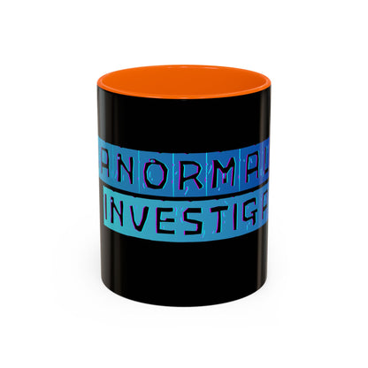 Paranormal Investigator Accent Coffee Mug – Blue Ribbon Design (11/15oz)