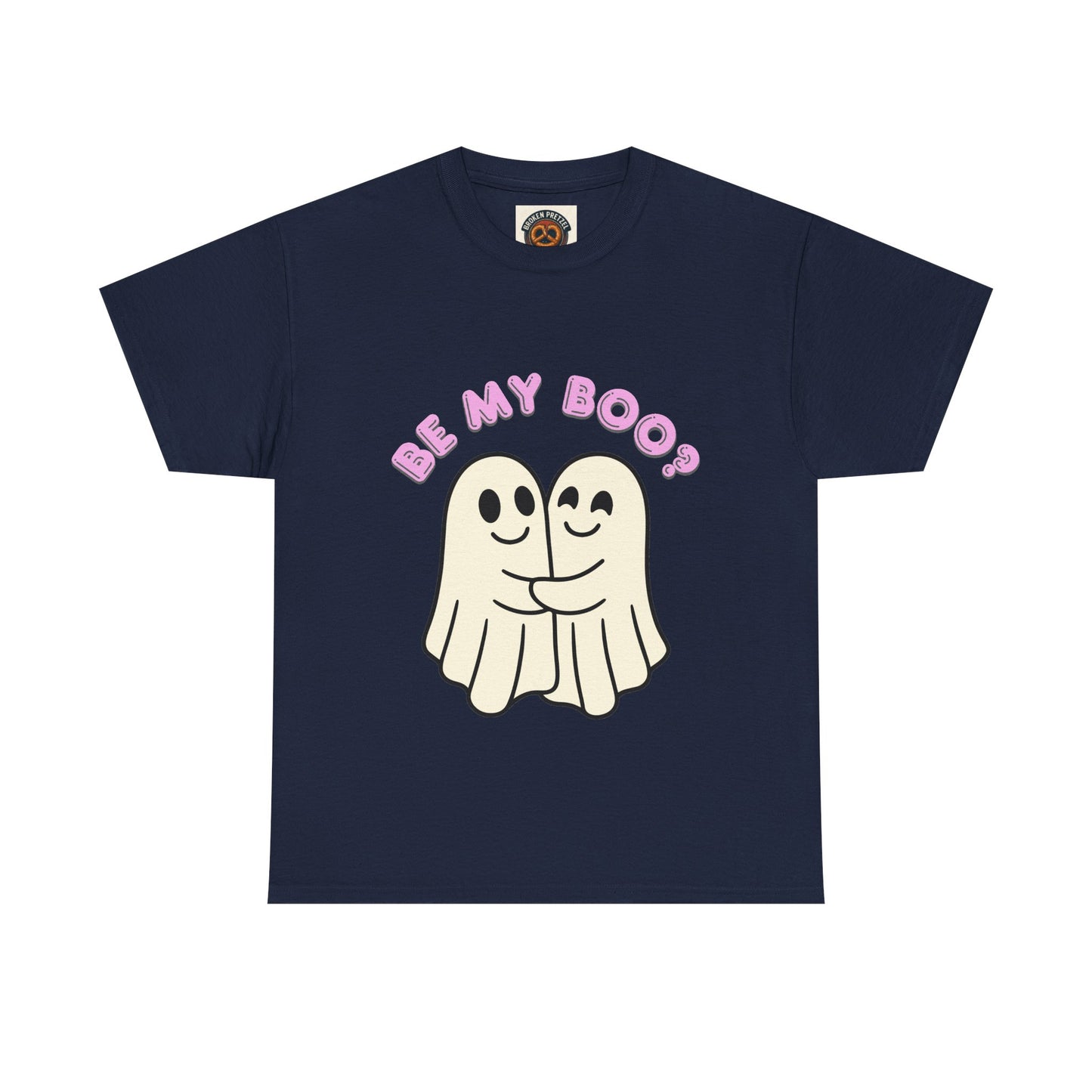 Be My Boo? Ghost Couple Tee — Cute Halloween Couples T‑Shirt