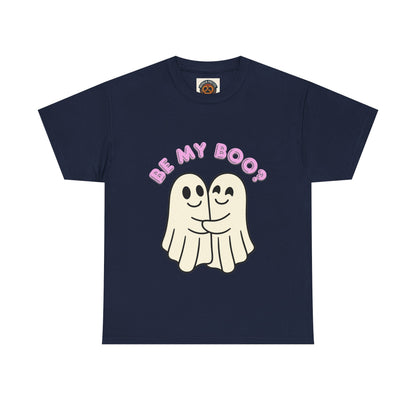 Be My Boo? Ghost Couple Tee — Cute Halloween Couples T‑Shirt
