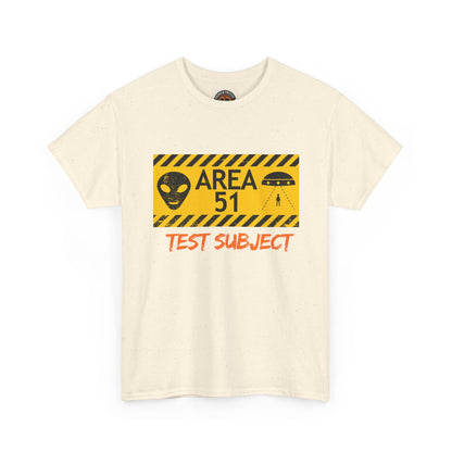 Area 51 Test Subject T-Shirt — Alien Warning Graphic Tee