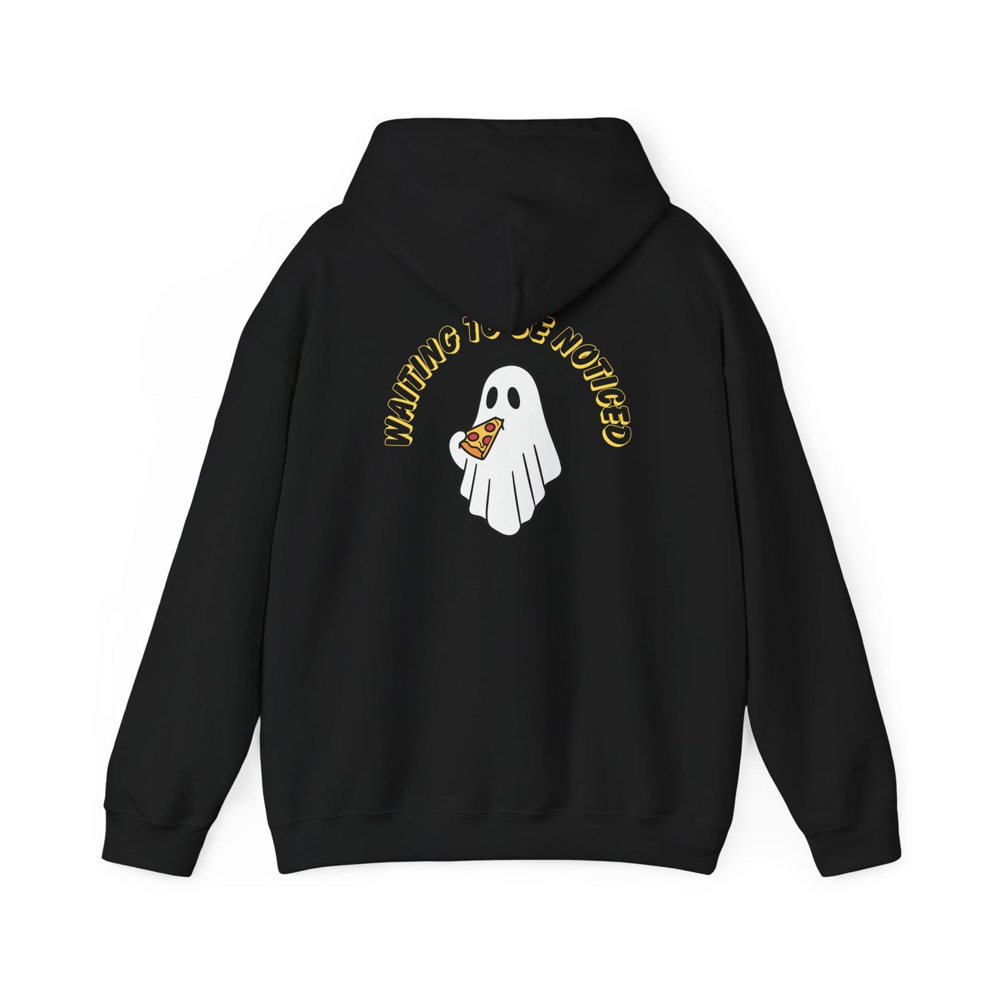 Ghost Eating Pizza Hoodie — Walking Is Overrated Graphic Sweatshirt